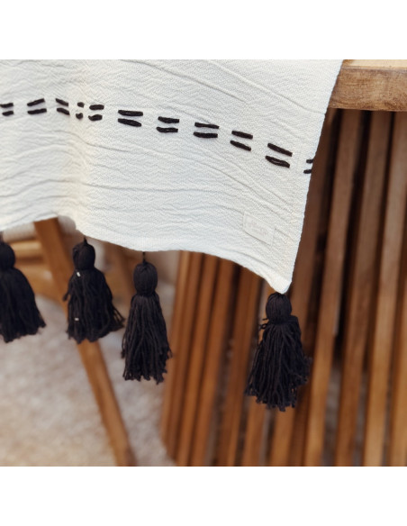 Camino de Mesa -   Panamá Pespunte Central y Borlas