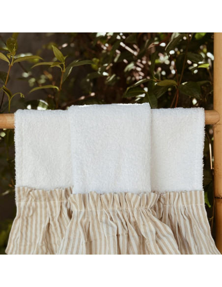 Set Mini Toallas x 2 - Volados  Mil Rayas