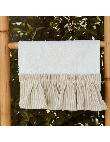 Set Mini Toallas x 2 - Volados  Mil Rayas