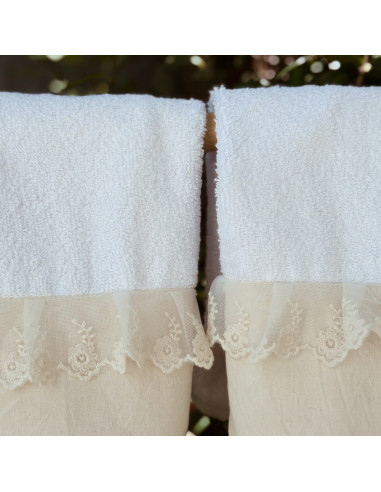 Pack de Toalla de Mano x 2   Encaje