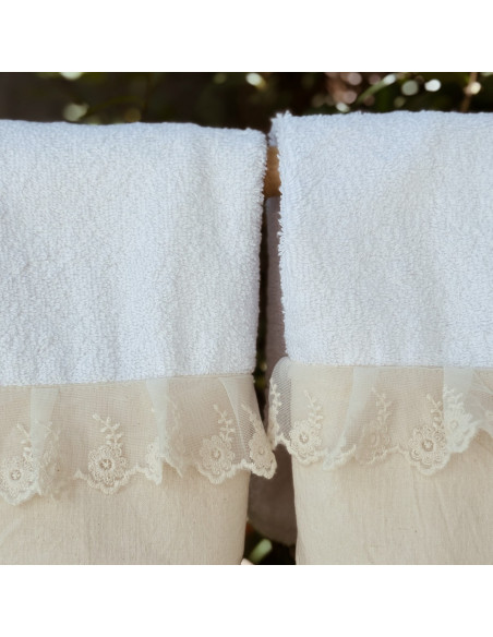 Pack de Toalla de Mano x 2   Encaje