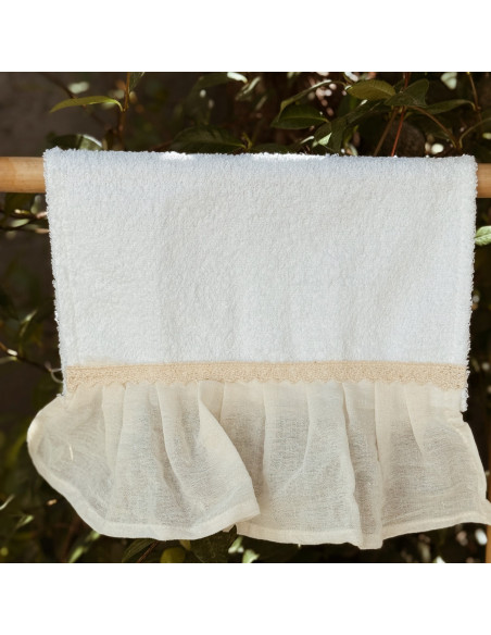 Pack Toallas de mano x 2 - Volados y Puntillas