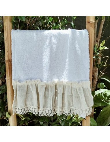 Toalla de Mano XL - Volados Jaipur y Puntilla