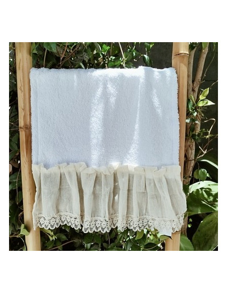 Toalla de Mano XL - Volados Jaipur y Puntilla