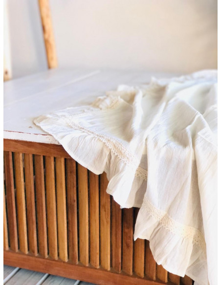 Centro de Mesa - Gasa, Volados y Puntillas - 1x1