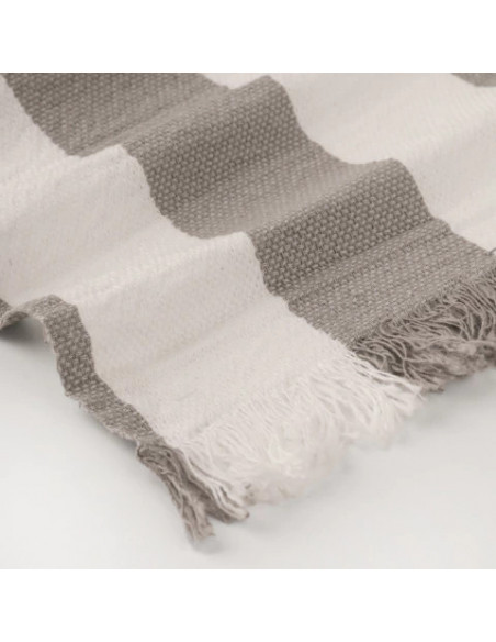 Manta Cotton  - Faias Gris