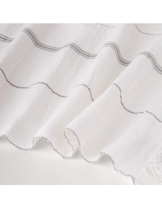 Manta Cotton  - Nilo  Gris