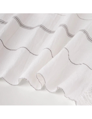 Manta Cotton  - Nilo  Gris