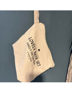 Set Lovely Bath: 2  Mini toallas + Jabón 2