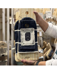 Set  Asador - Tabla - Manopla y Paño XL