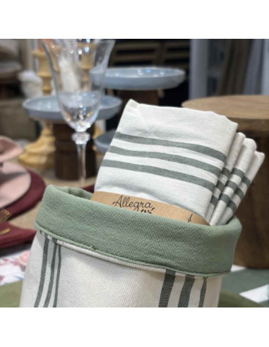 Pack de individuales  Reversibles + Contenedor  Amalfi