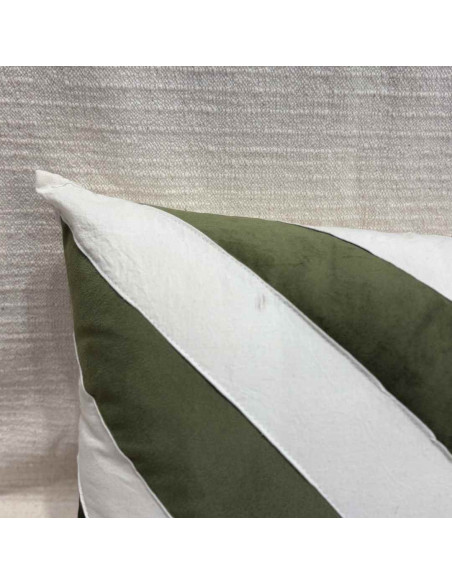 Almohadón Stripes - Combinado PANA & Tusor Diagonal