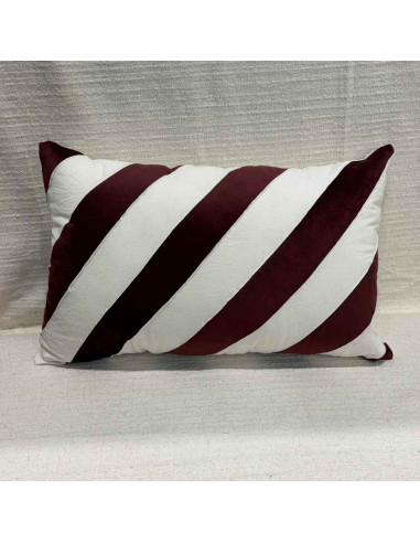 Almohadón Stripes - Combinado PANA & Tusor Diagonal