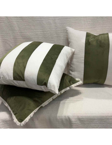 Almohadón Stripes - Combinado PANA & Tusor Vertical