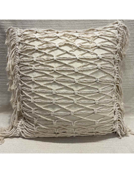 Almohadón  - Macrame  Magna Cotton