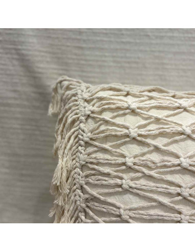 Almohadón  - Macrame  Magna Cotton