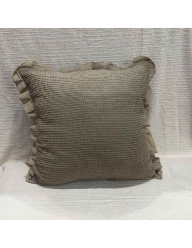 Almohadones Waffle Volado desflecado