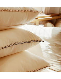 Combo Almohadones:  Tusor y Pespunte Hilo Color 2