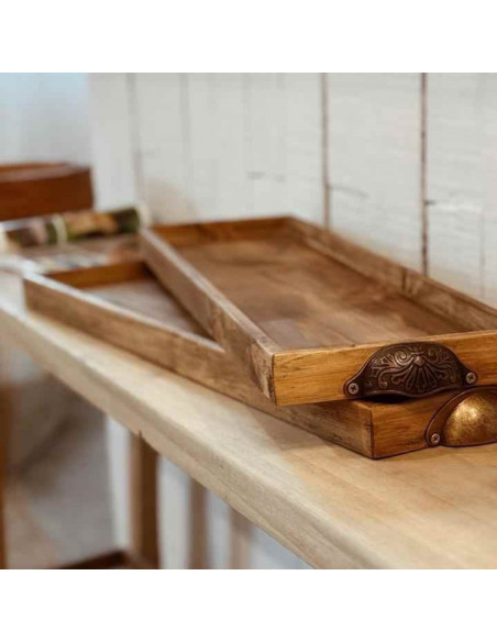 Bandeja de Madera - con Herraje
