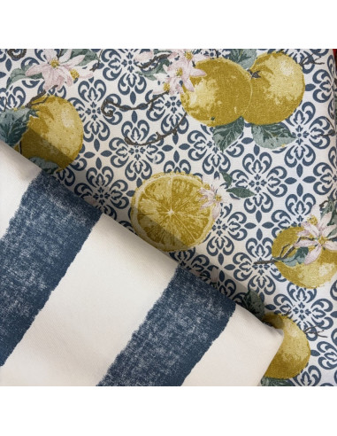 Mantel Stripes Blue