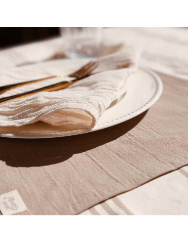 Combo Mesa:  Mantel + 6 Ind + 6 servilletas + 6  posavasos