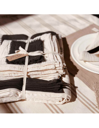 Combo Mesa:  Mantel + 6 Ind + 6 servilletas + 6  posavasos