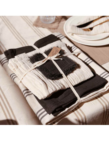 Combo Mesa:  Mantel + 6 Ind + 6 servilletas + 6  posavasos
