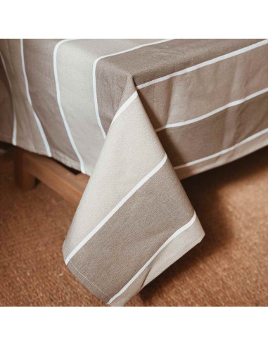 Mantel  Rayas anchas Compose Beige