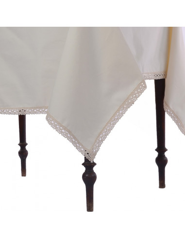 Mantel Antimanchas  con Puntilla Media