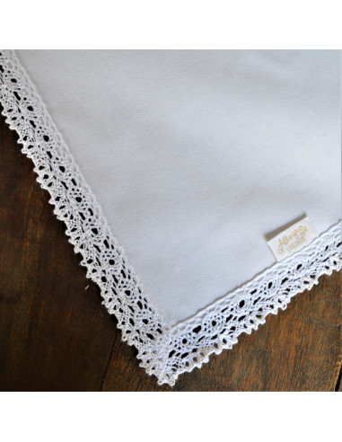 Mantel Antimanchas  con Puntilla Media