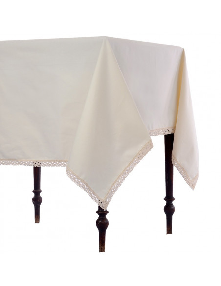 Mantel Antimanchas  con Puntilla Media