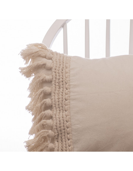 Combo Narda  Nudos Macramé  - Almohadón