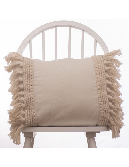 Combo Narda  Nudos Macramé  - Almohadón
