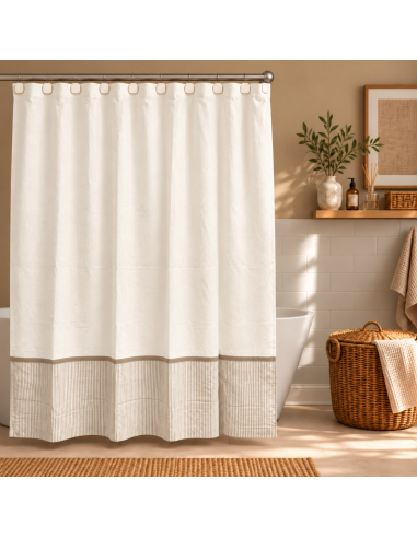 Cortina de Baño - Taylor Combinado Rayas