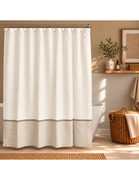 Cortina de Baño - Taylor Combinado Rayas