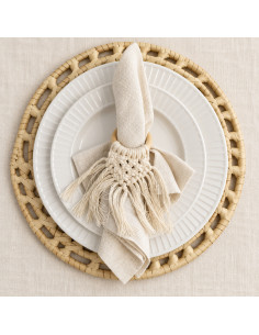 Servilleteros  Macramé x 4