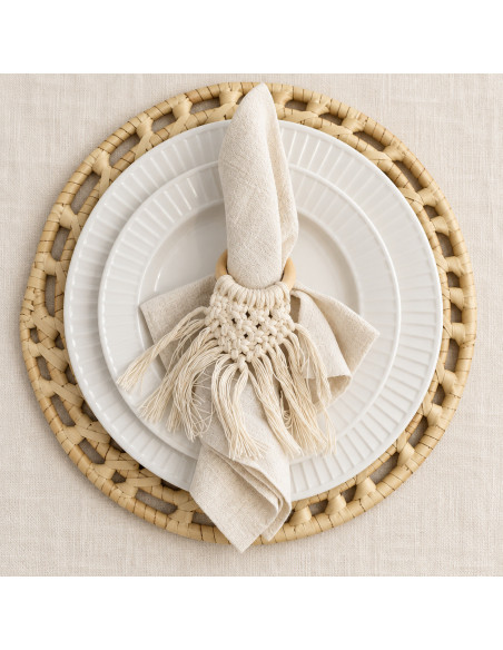 Servilleteros  Macramé x 4