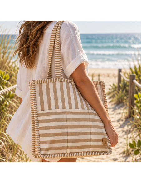 Tote Bag -Rayas