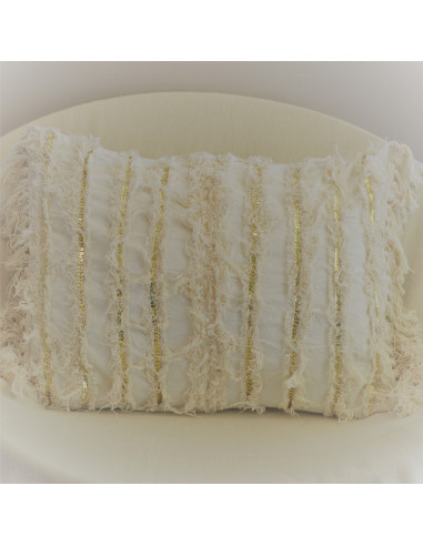 Combo Almohadones  - RABAT GOLD Lienzo Natural x2