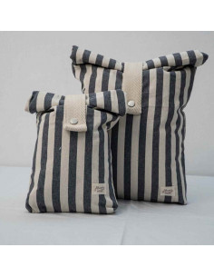 LUNCH BAG XL - Rayas