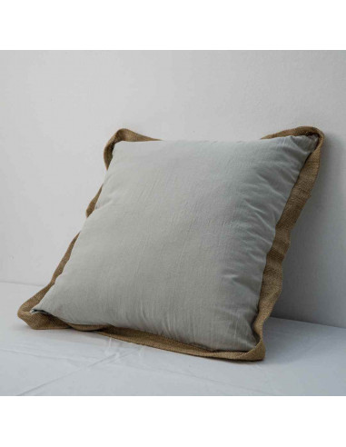 Combo  de Almohadones - Tusor Contorno Arpillera