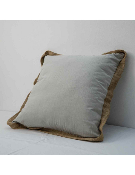Combo  de Almohadones - Tusor Contorno Arpillera