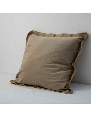 Combo  de Almohadones - Tusor Contorno Arpillera