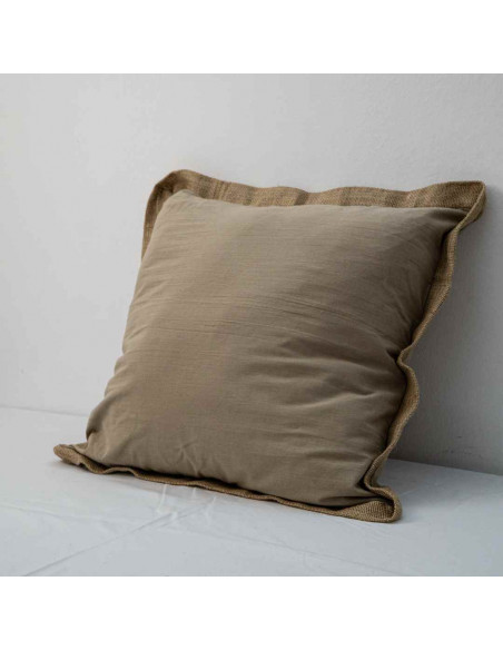 Combo  de Almohadones - Tusor Contorno Arpillera