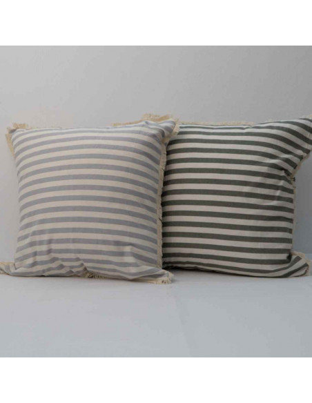 Combo de Almohadones Leslie : Rayas y Flecos