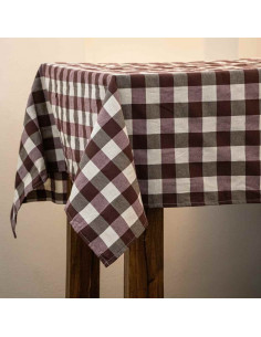 Mantel Cuadrille Bordo