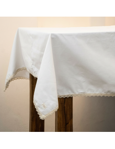 Mantel Antimanchas  con Puntilla Media