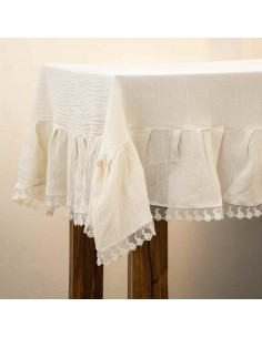 Mantel Carola Deluxe Gasa y encaje