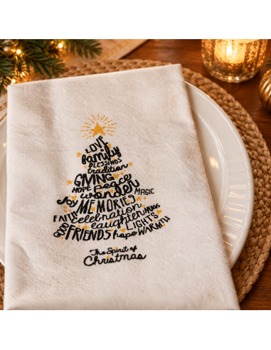 Servilletas  Estampadas  Arbol de Deseos   x 4