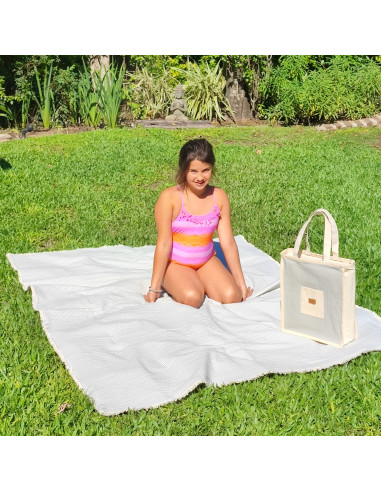 Bolso + Mat de Playa / Picnic Xl